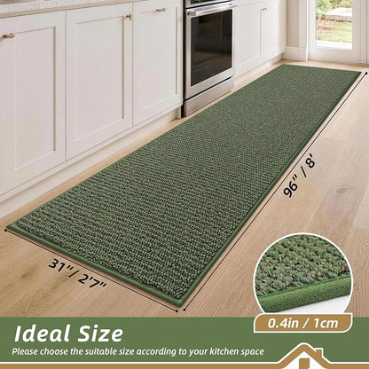 BEQHAUSE Kitchen Runner Rugs 31"x96", Kitchen Mats - Image 2