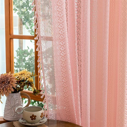 Sutuo Home Boho Sheer Curtains 96 inches Long - Image 7