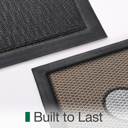 LUMI Outside Welcome Door Mat 36x59, Non-Slip Durable Rubber Easy Clean | Bee - Image 8