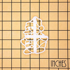 Snowman cookie cutter, 1 piece - Bakerlogy