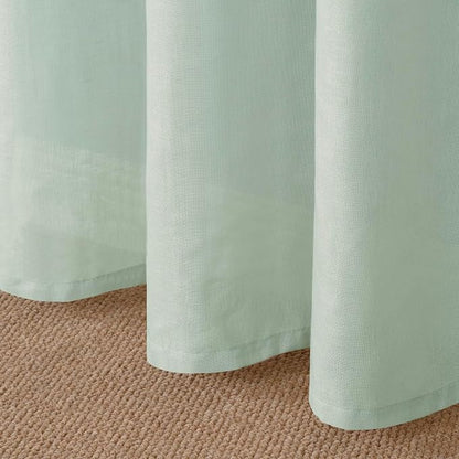 YoungsTex Short Linen Sheer Curtains 54 Inch Length - Image 9