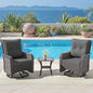 ALAULM Outdoor Swivel Rocking Chairs Set of 2 by ALAULM