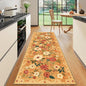 DUKINO 2x10 Runner Rug, Floral Washable Kitchen Runner Rug Non Slip, Low Pile by DUKINO