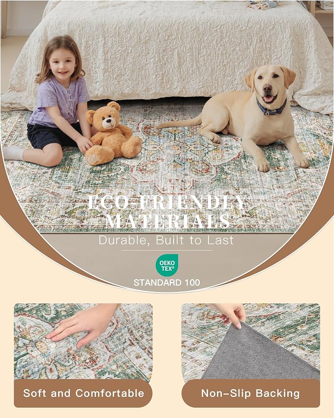 Madane Washable Runner Rug 2x6 Runners - Image 5
