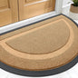 OLANLY Half Circle Front Door Mat Outside 59x34 All-Season Rubber Doormat | by OLANLY