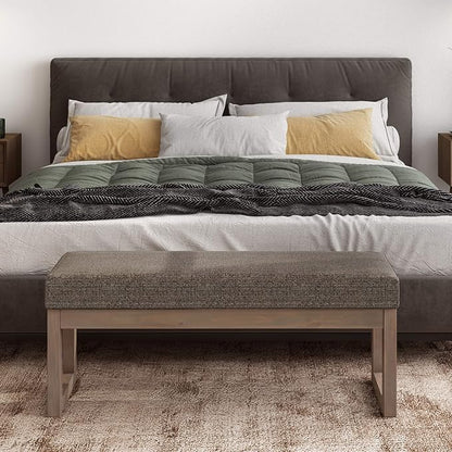 SIMPLIHOME Milltown Large Ottoman Bench - Image 2