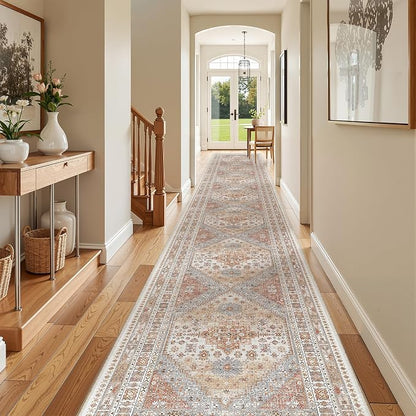3x20 Runner Rug Non Slip, Washable Hallway Runner Rug, Living Room, Dining Room - Image 3