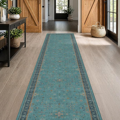 Vintage 3x12 Long Hallway Runner Rug by HazoHaus