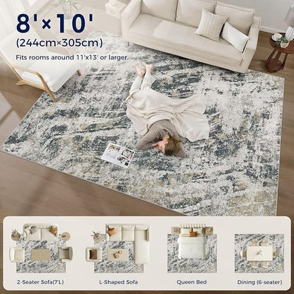 DMOYEST Area Rug Living Room Rugs - Image 5