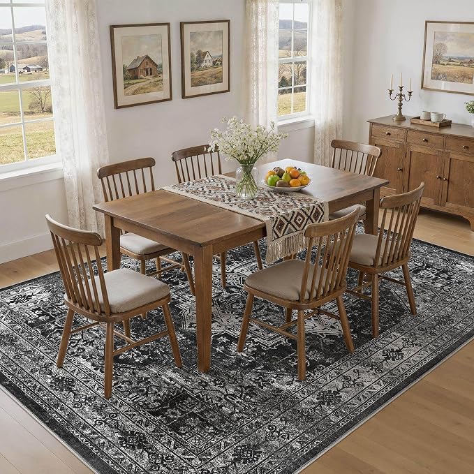 UERMEI 8x10 Area Rug Living Room Rugs - Image 3