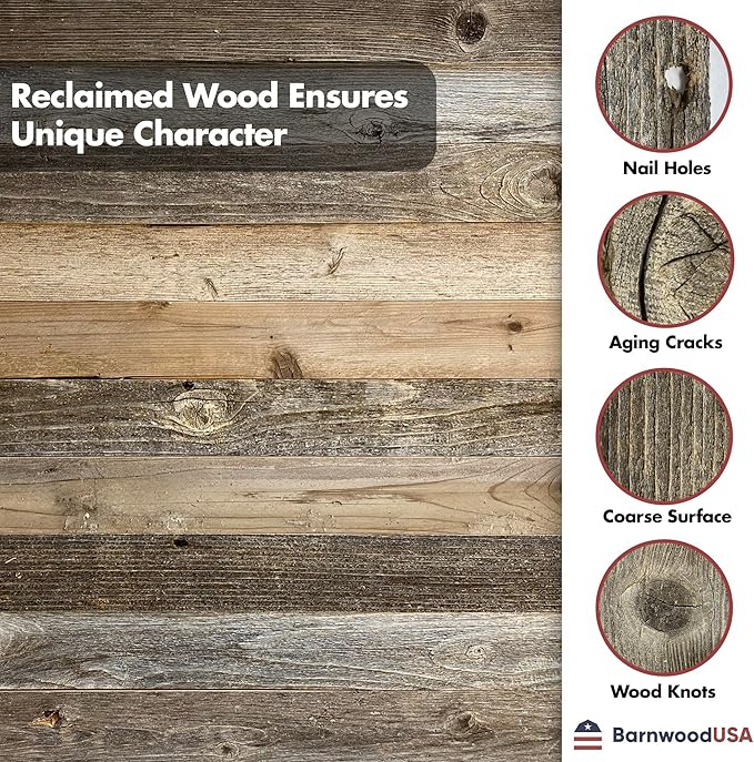 BARNWOODUSA Rustic Decorative Ladder - Image 2
