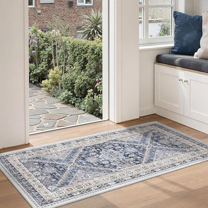 2x4 Rug Runners for Hallways Non Slip, Nursery Room, Soft Runner Rug, Stain - Image 4