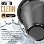 HEXNUB Reusable Coffee Filter for Fellow Stagg XF - Stainless Steel Paperless Pour Over Brewing, Sustainable Mesh Filter for Fellow Coffee Makers