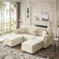 KEIKI 83" Velvet Chesterfield Sofa by KEIKI