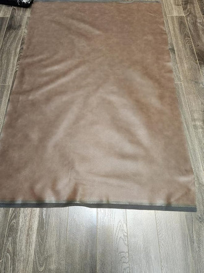 NAT Leathers | Cacao Brown Pebblegrain Soft Faux Vegan Leather PU | 2 Yards Cut - Image 5