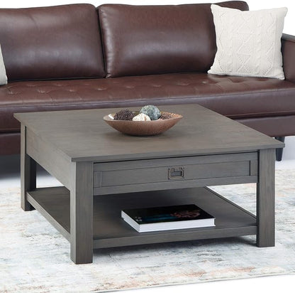 SIMPLIHOME Monroe Square Coffee Table - Image 2