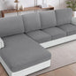 H.VERSAILTEX Sectional Couch Covers 4 Pieces Sofa Seat Cushion Covers L Shape by HVERSAILTEX
