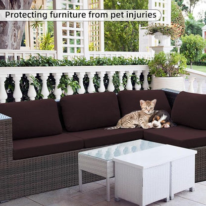 8PCS Patio Cushion Covers.Patio Furniture Couch SeatSlipcovers | Washable - Image 5