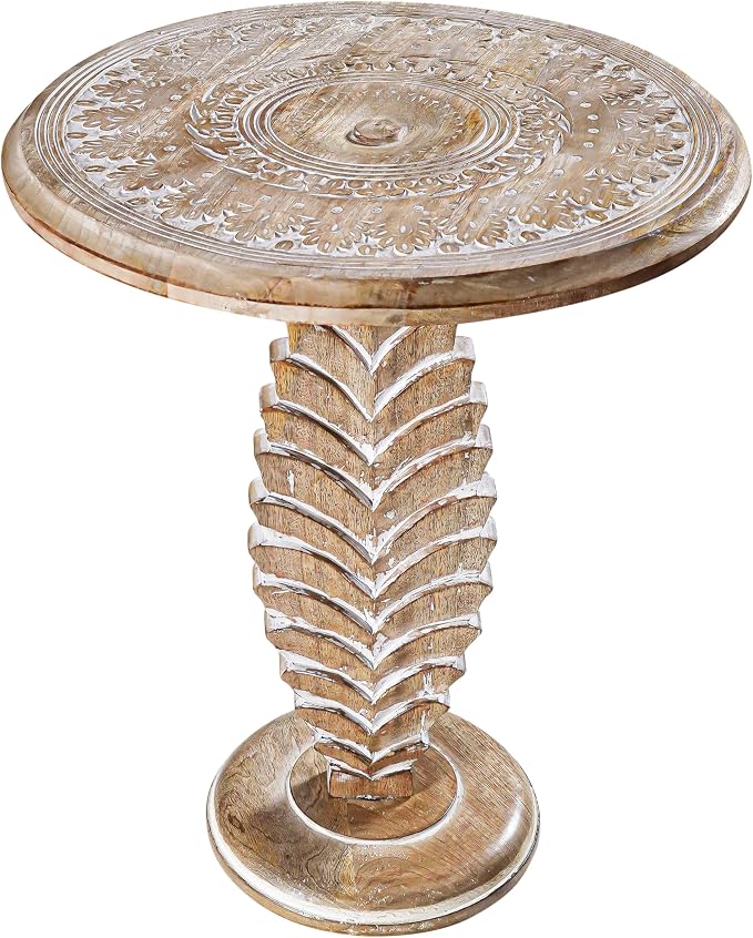 End Tables for Living Room- Small Drink Table for Small Spaces, Modern Accent by TheWoodenTown