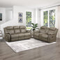 Lexicon Recliner Living Room Set, Home Theater Seating, Manual Polished by Lexicon