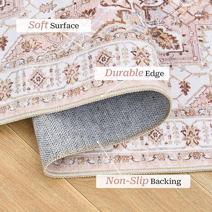 Madane Washable Runner Rugs 2x12 Long - Image 4