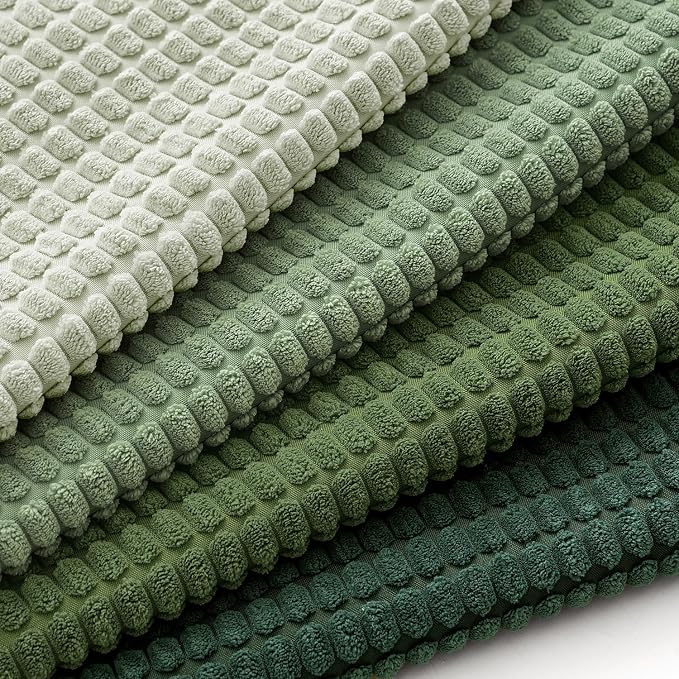 MIULEE Sage Green Pillow Covers 18x18 Inch Set of 4 Boho Farmhouse Home Decor - Image 2