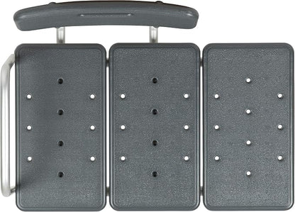 Flash Furniture HERCULES Series 300 Lb. Capacity Adjustable Gray Bath & Shower - Image 13