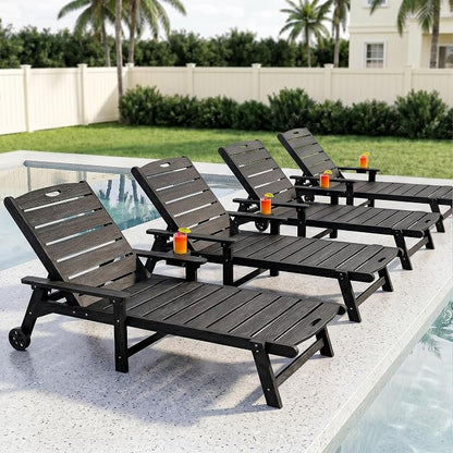 Outdoor Lounge Chair Set of 4 - Image 9