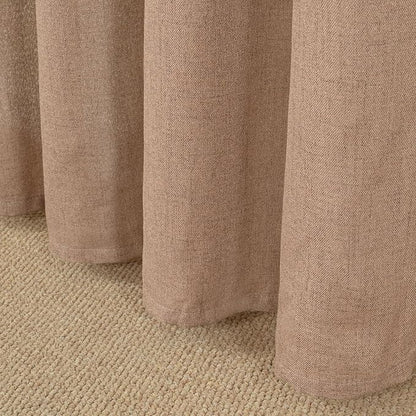 Extra Long Linen Semi Sheer Curtains 102 Inch Length - Image 6