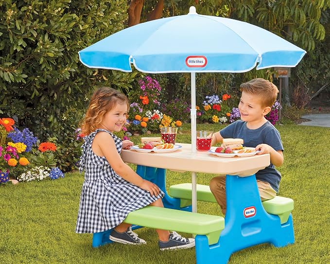Little Tikes Easy Store Picnic Table - Image 2