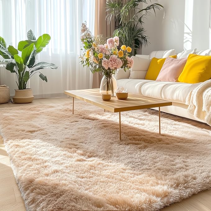 OLANLY 5x6 Area Rugs for Living Room Bedroom, Machine Washable Soft Fluffy - Image 3