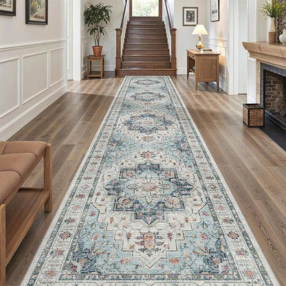 Madane Hallway Runner Rug 3x14 Washable Kitchen Runners Long, Soft Thin by Madane
