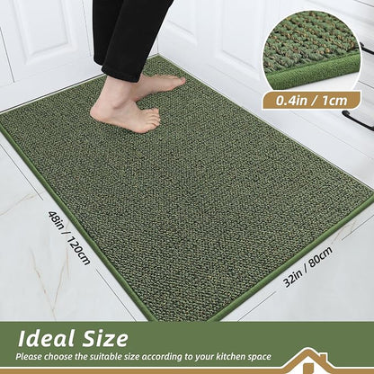 BEQHAUSE Kitchen Rugs 32"x48", Non-Slip Kitchen Mats - Image 2