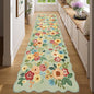 DUKINO 2x8 Washable Runner Rug, Floral Non Slip Kitchen Runner Rug, Soft Throw by DUKINO