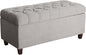 Homepop Home Decor | Tufted Ainsley Button Storage Ottoman Bench by HomePop