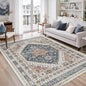 5x7 Area Rugs for Living Room, Large Washable Rug, Dining Room, Low Pile by Zesthome
