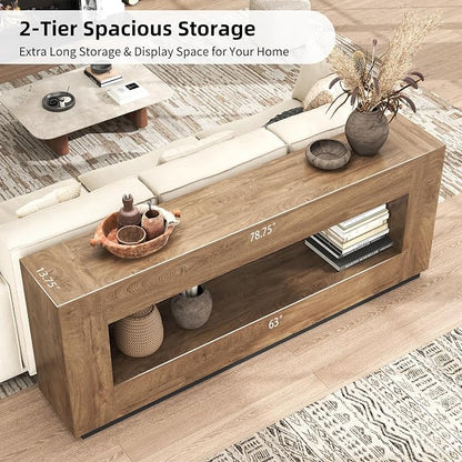 Epecoya 78 Inch Extra Long Console Table - Image 5