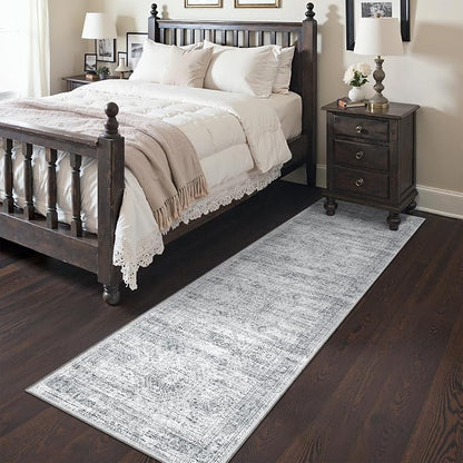 2'6 x 8' Runner Rug Non Slip, Washable Kitchen Rugs, Nursery Room, Soft Runner - Image 4