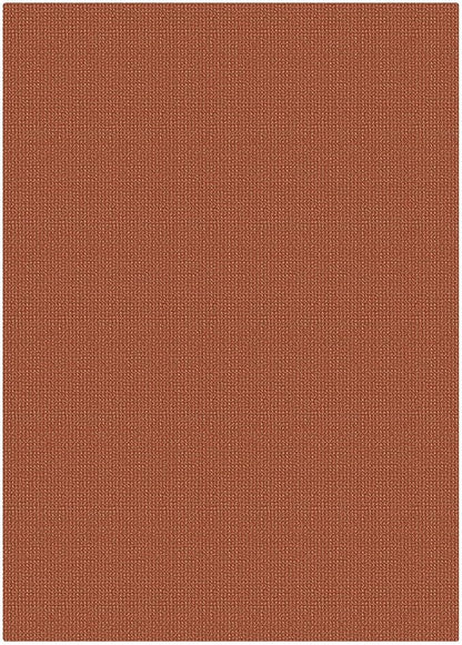 KOZYFLY Orange Washable 5x7 Living Room Rug, Non Slip Woven Area Rugs, Braided - Image 9