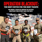 Blackout Coffee Hazelnut Creme Flavored - Freshly Roasted in the USA - 12 oz Ground Coffee Pouch
