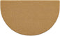 OLANLY Half Circle Front Door Mat, Low Profile Doormat, Stain and Fade Resistant by OLANLY