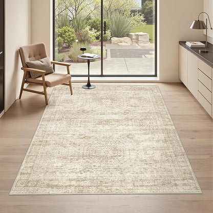 4x6 Area Rug for Entryway, Washable Kitchen Rug, Living Room, Dining Room - Image 3