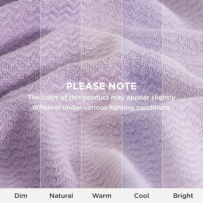 Bedsure GentleSoft 100% Cotton Large Throw Blanket - Image 8