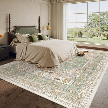 9x12 Area Rugs for Living Room, Large Washable Rug, Dining Room, Low Pile - Image 9