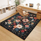 DUKINO 4x6 Area Rug, Floral Washable Office Rug Non Slip Chair Mat, Stain by DUKINO