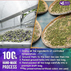 FreshDrinkUS, Clarity Calm Butterfly Pea Flower Tea – 60 Tea Bags Herbal Blend of Butterfly Pea Flower, Rosemary, Moringa, Lemongrass & Licorice Root – Caffeine-Free. Sugar-Free. Gluten-Free. Vegan