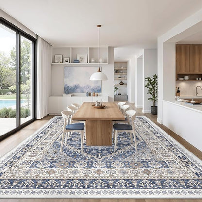 10x14 Area Rugs for Living Room, Large Washable Rug, Dining Room, Low Pile - Image 8