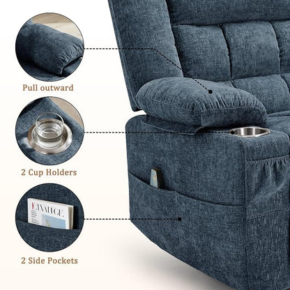 Korser 360° Swivel Rocker Recliner - Image 6