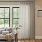 Extra Long 102 Inch Curtains 100 Inches Wide Linen Pinch Pleat Drape | by DUKIYO