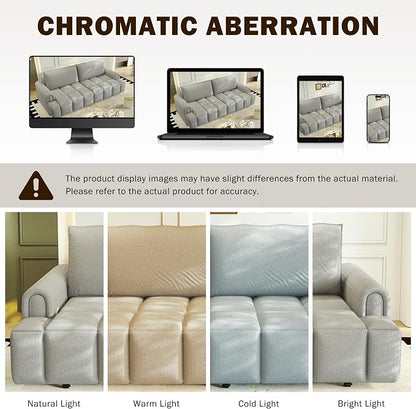 KEIKI 90.2" Space-Saving Convertible Sofa Bed – 3-in-1 Sleeper Couch - Image 8